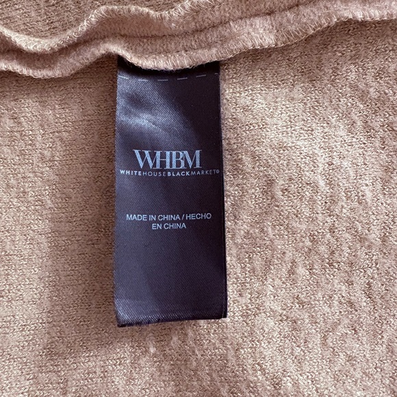 White House Black Market Beige Floral Cardigan - Picture 9 of 9